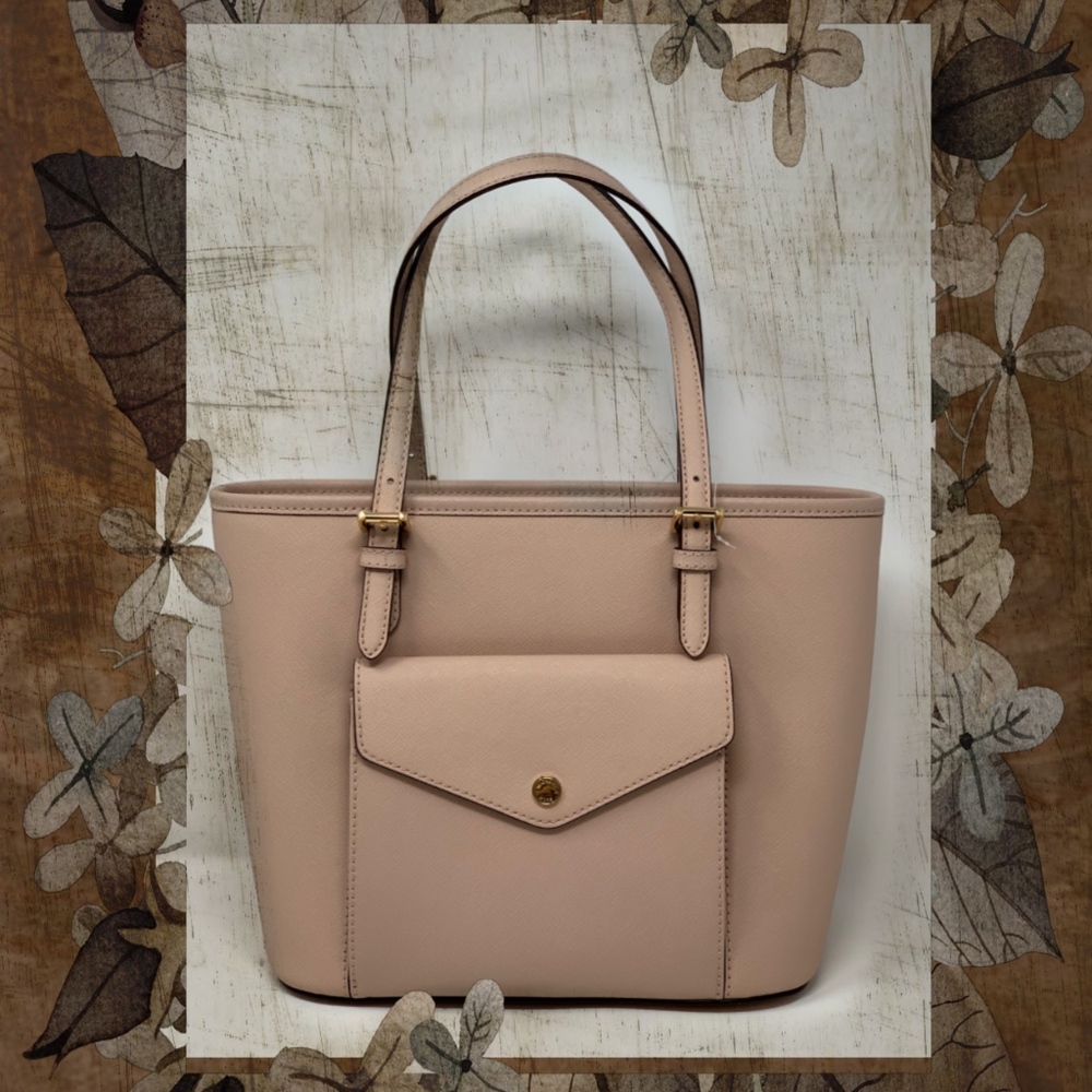Michael Kors Jet Set Medium Snap Pocket Tote